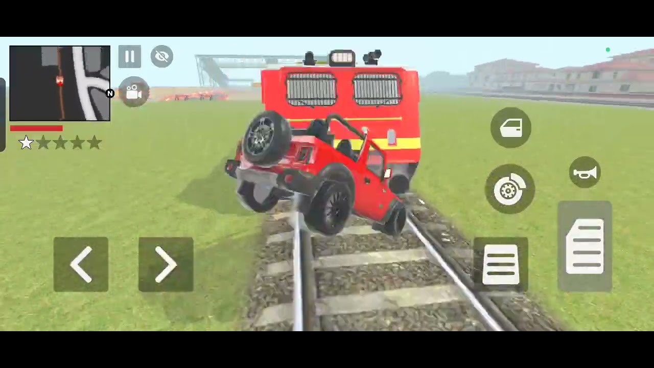 Train vs Car racing 🏎️ 🔥🔥 #viral #gaming #tranding #gta 