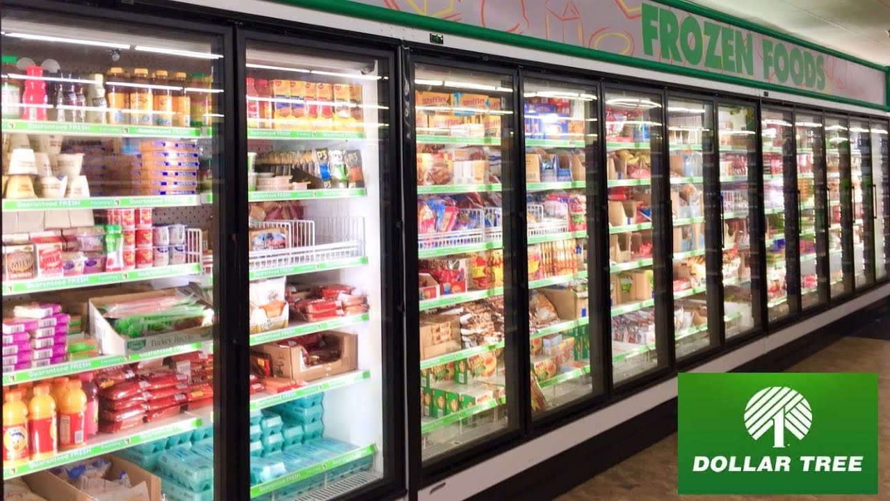 DOLLAR TREE FROZEN FOODS REFRIGERATED FOOD GROCERY SHOP WITH ME SHOPPING STORE WALK THROUGH