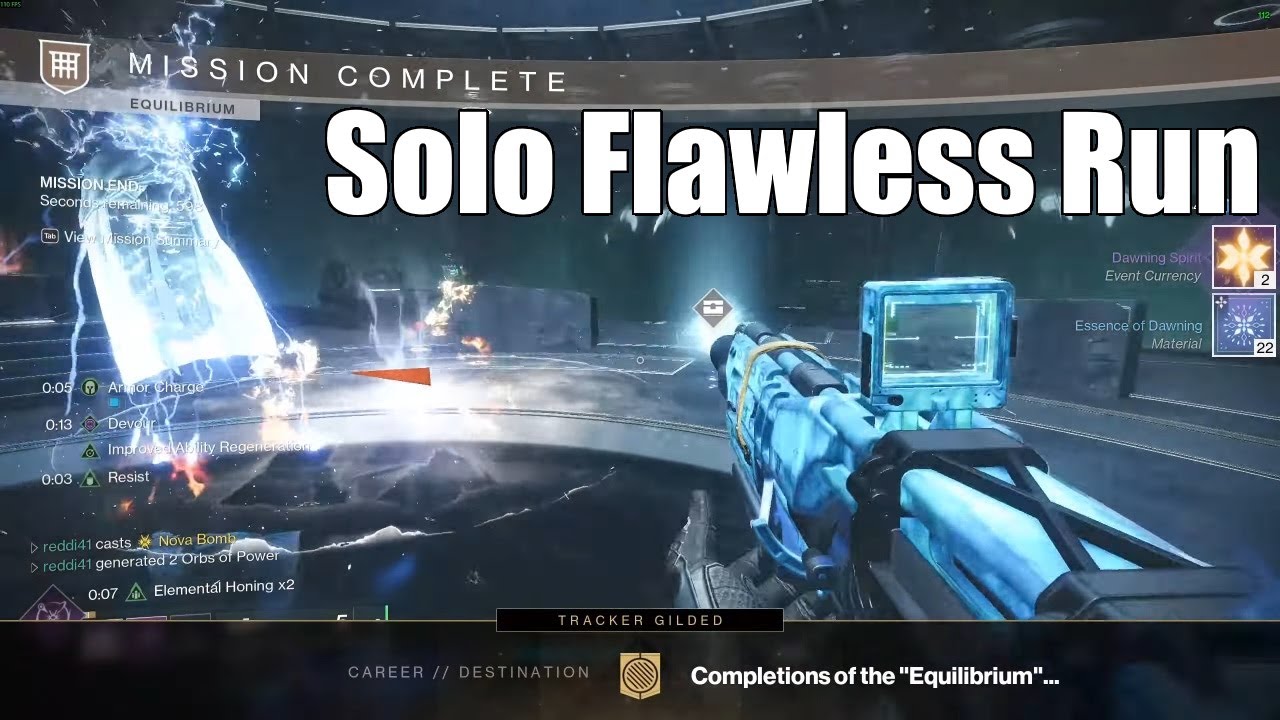 Solo Flawless Equilibrium Dungeon Full Run from Stream (Yes... it's on warlock)