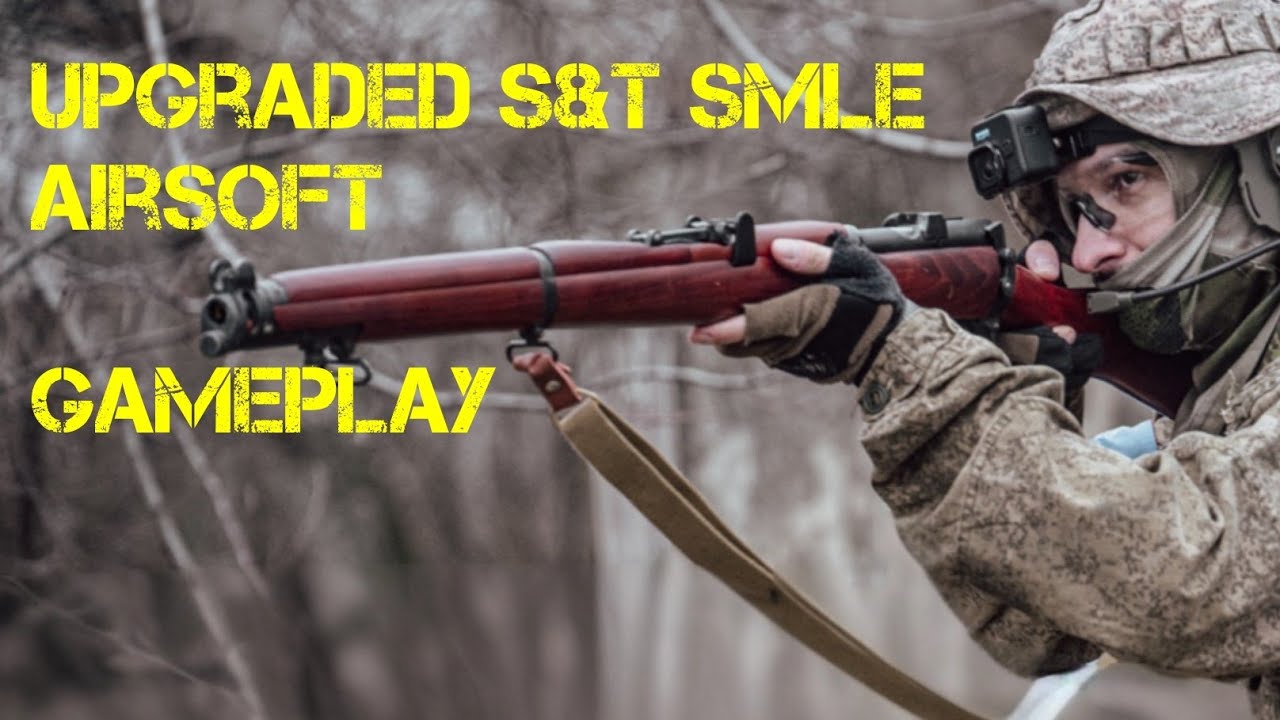 Upgraded S&T SMLE No1 MK3 #airsoft #sniper #gameplay
