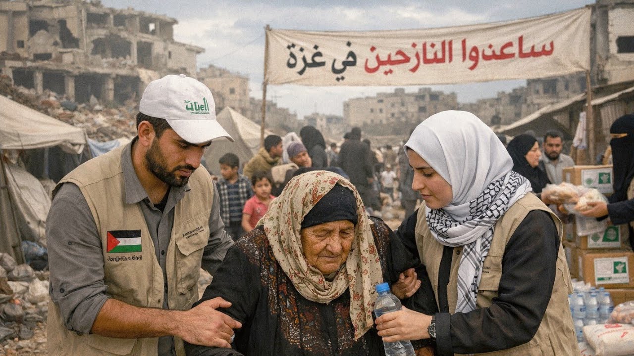 يا باغي الخير اقبل... مبادرة سلة رمضانيه للنازحين في غـــــزة