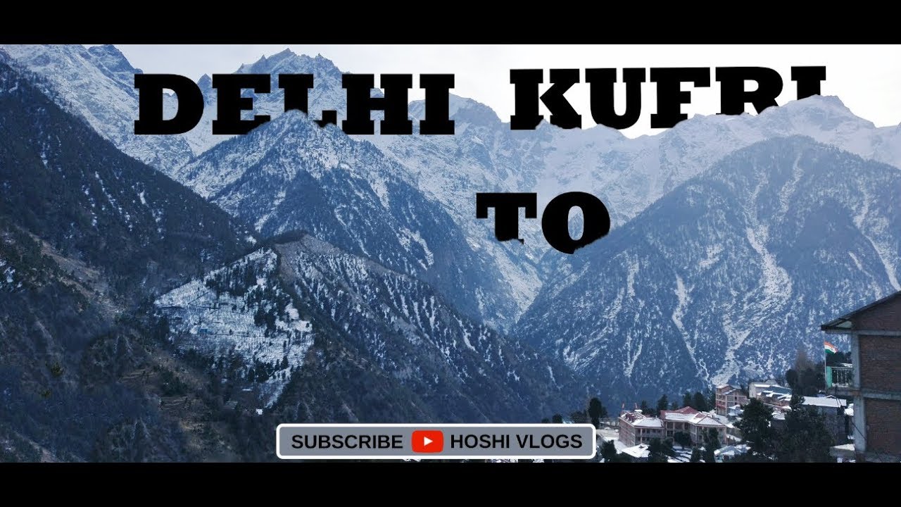 WinterSpiti | Delhi to Kufri in 10Minutes | ThunderBird500x