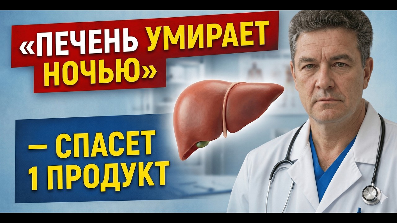 Печень умирает НОЧЬЮ пока вы спите — один копеечный продукт запустит ремонт