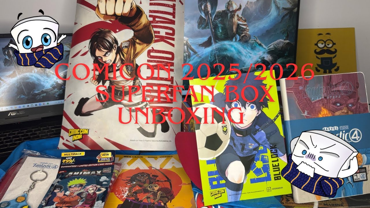 SUPERFAN BOX UNBOXING!! Comicon 2025/2026 