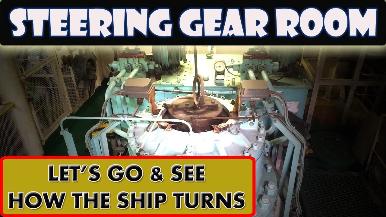 Inside the Steering Control Room of a Ship | How to Steer a Ship #steeringwheel #steering #wheel