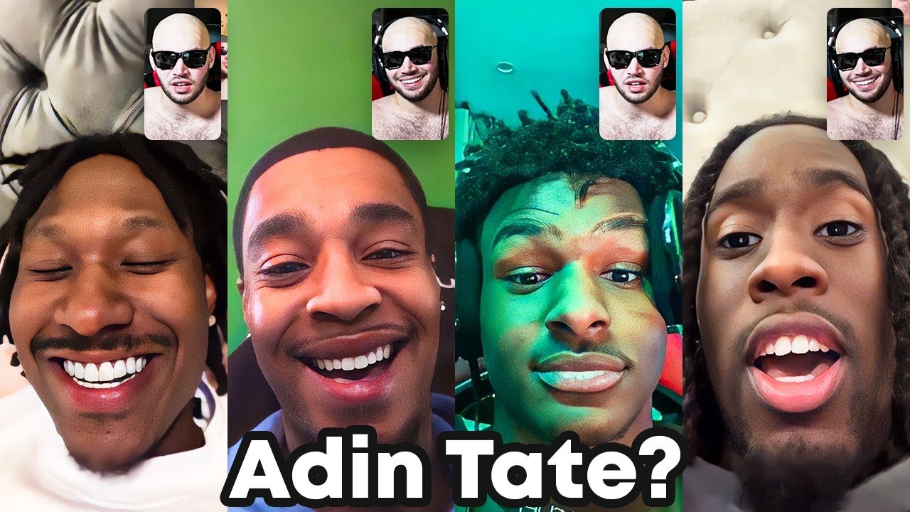 Adin Ross PRANK Calls Streamers as Andrew Tate..