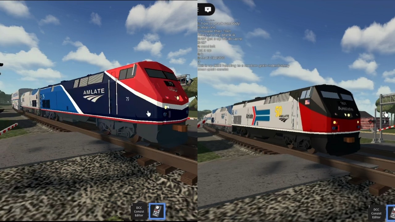 Amtrak Auto Train & Silver Meteor Flies thru the Southline District (Ft. Amtrak 161) | Roblox