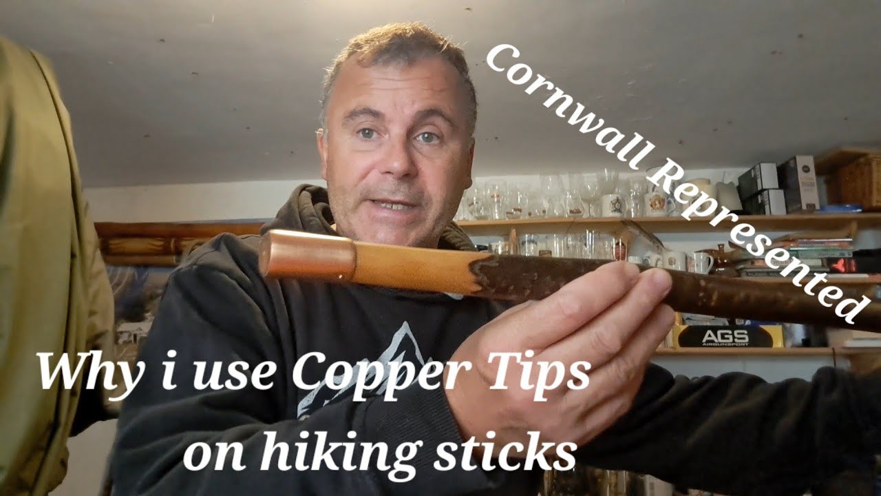 Why i use Copper Tips on my Hiking Sticks. A Cornish Crafted product.