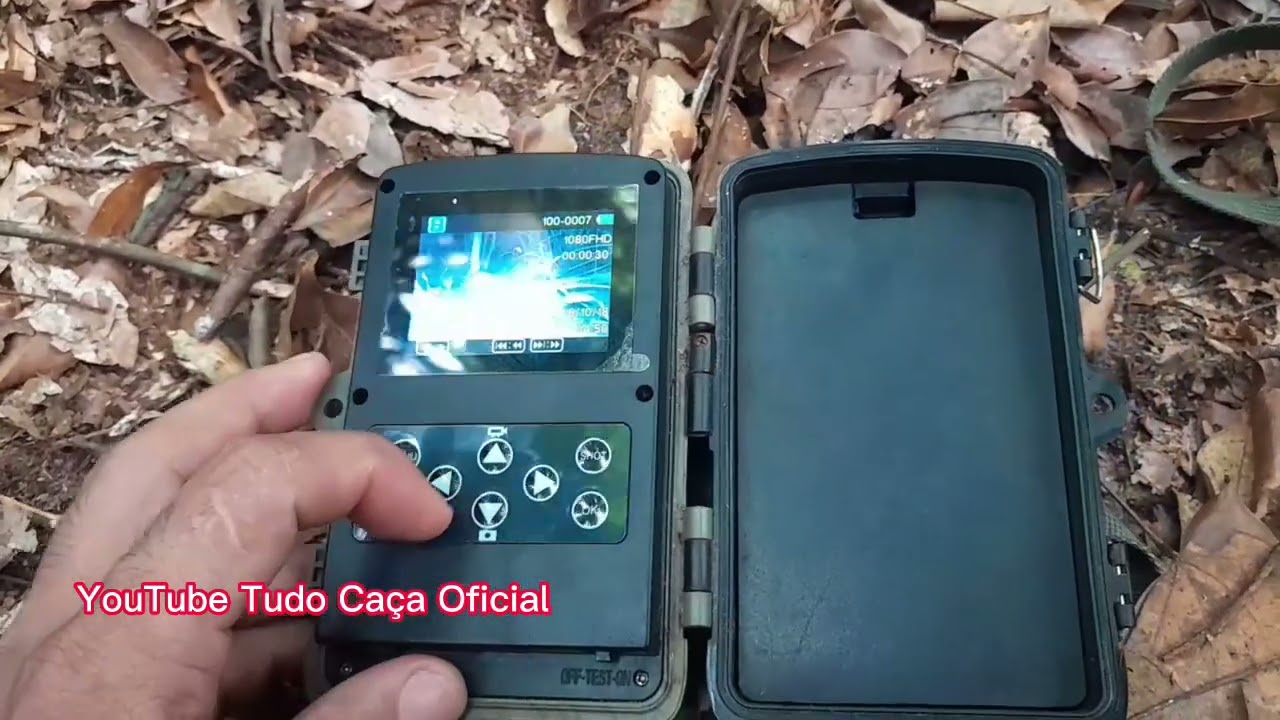 Como olhar os vídeos na própria câmera de trilha HC 801A