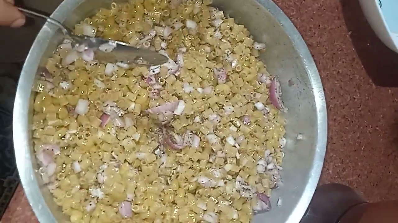 صينيه مكرونه في 10 دقائق بطريقه جديده كمان