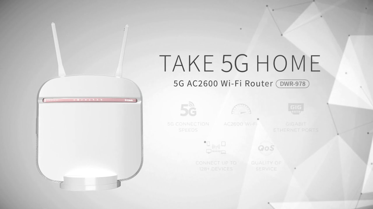 D-Link 5G AC2600 Wi-Fi Router  DWR-978