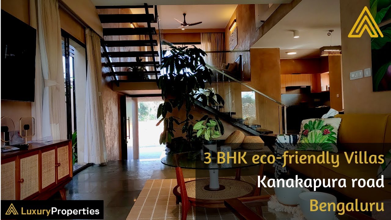 LP 26 — Роскошная экологичная вилла с 3 спальнями (Green Homes) на улице Канакапура, Бангалор | Э...