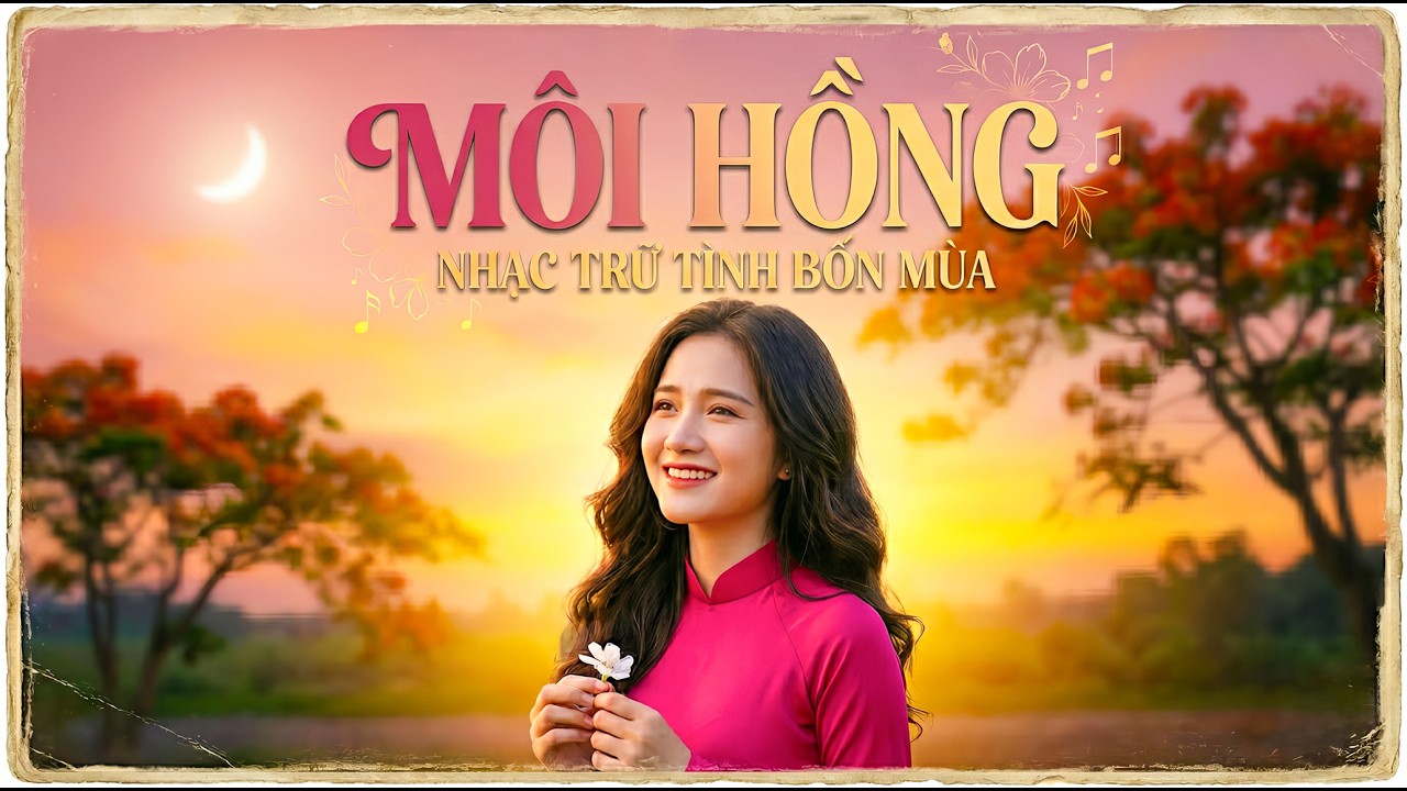 Nhạc AI tình tự, êm dịu- MÔI HỒNG