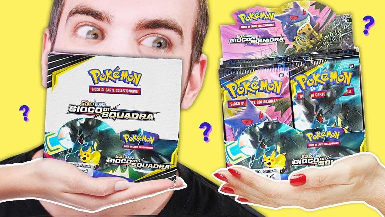 APRO UN ALTRO BOX DA 36 BUSTINE POKEMON GIOCO DI SQUADRA! - Ho Trovato una Carta Rarissima!