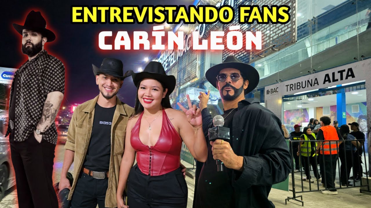 &iquest;Cu&aacute;l es la canci&oacute;n FAVORITA de los FANS de CARIN LEON? Entrevistando FANATICOS en EL SALVADOR