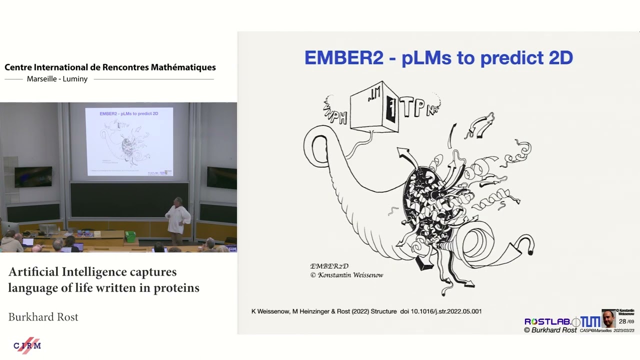 Burkhard Rost : Artificial Intelligence captures language of life written in proteins