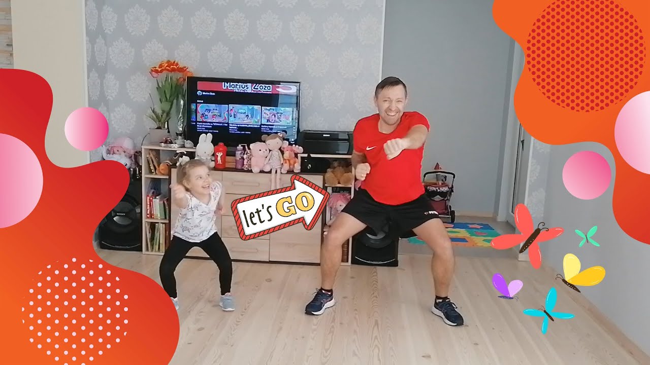 Kardio treniruotė VAIKAMS / Cardio Exercises for Kids #2