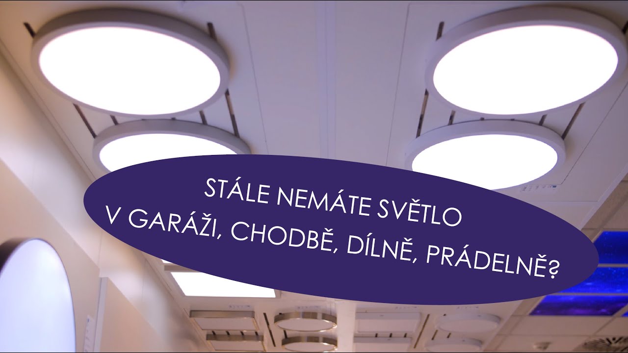 Víme, jaká světla vybrat do chodby, prádelny, dílny či garáže