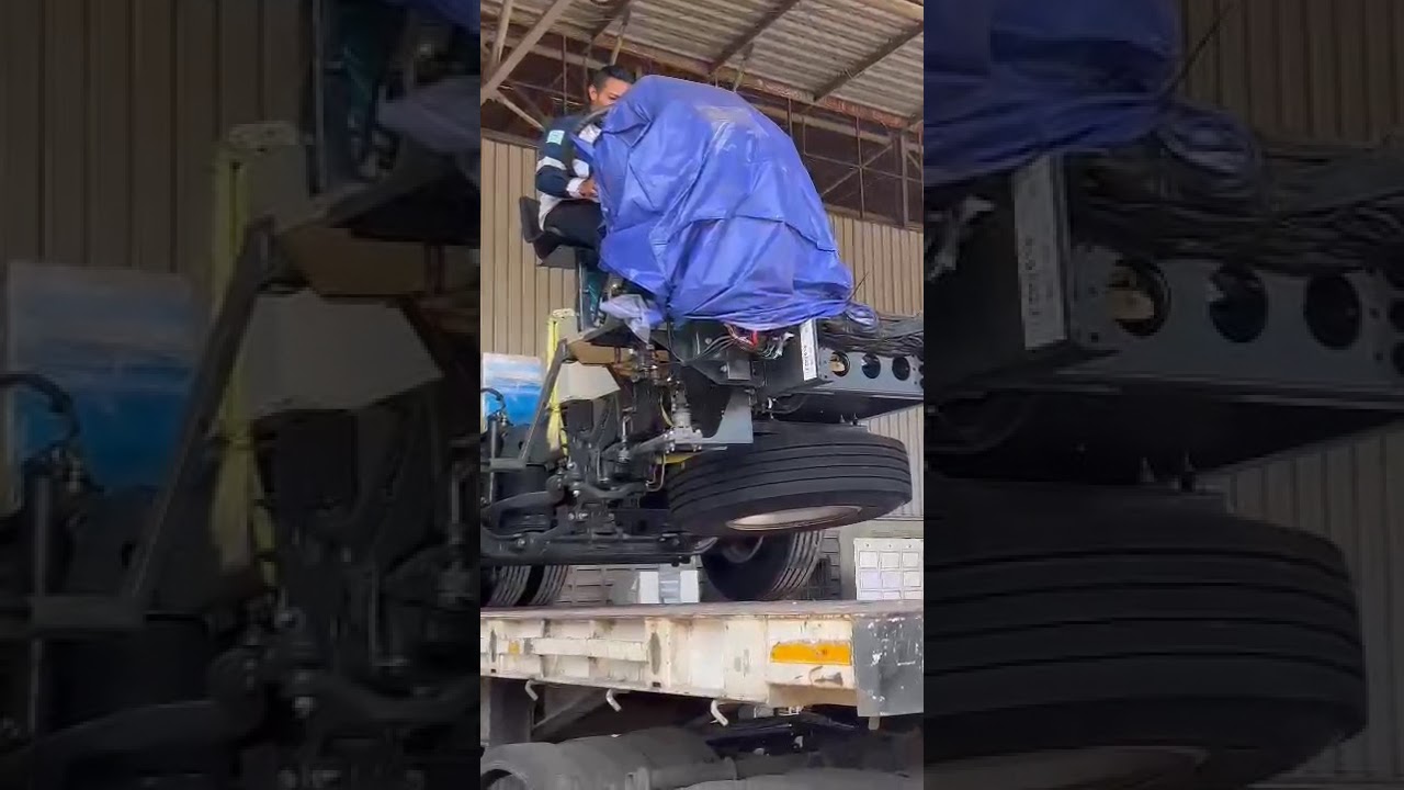 CHASSIS VOLVO B8R‼️ LOADING DELIVERY CHASSIS VOLVO B8R AT PURWAKARTA YARD‼️ #volvo #chassis #fyp