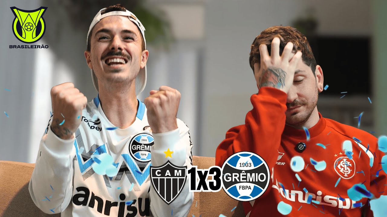 REACT GRENAL - Atlético MG 1 x 3 Grêmio - BRASILEIRO 2025