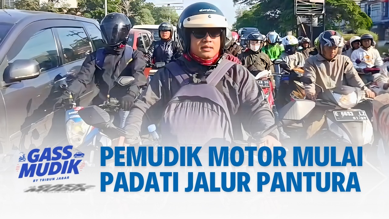 Jalur Pantura Mulai Dipadati Pemudik Motor, Arteri Ciamis Masih Lenggang | GASS MUDIK
