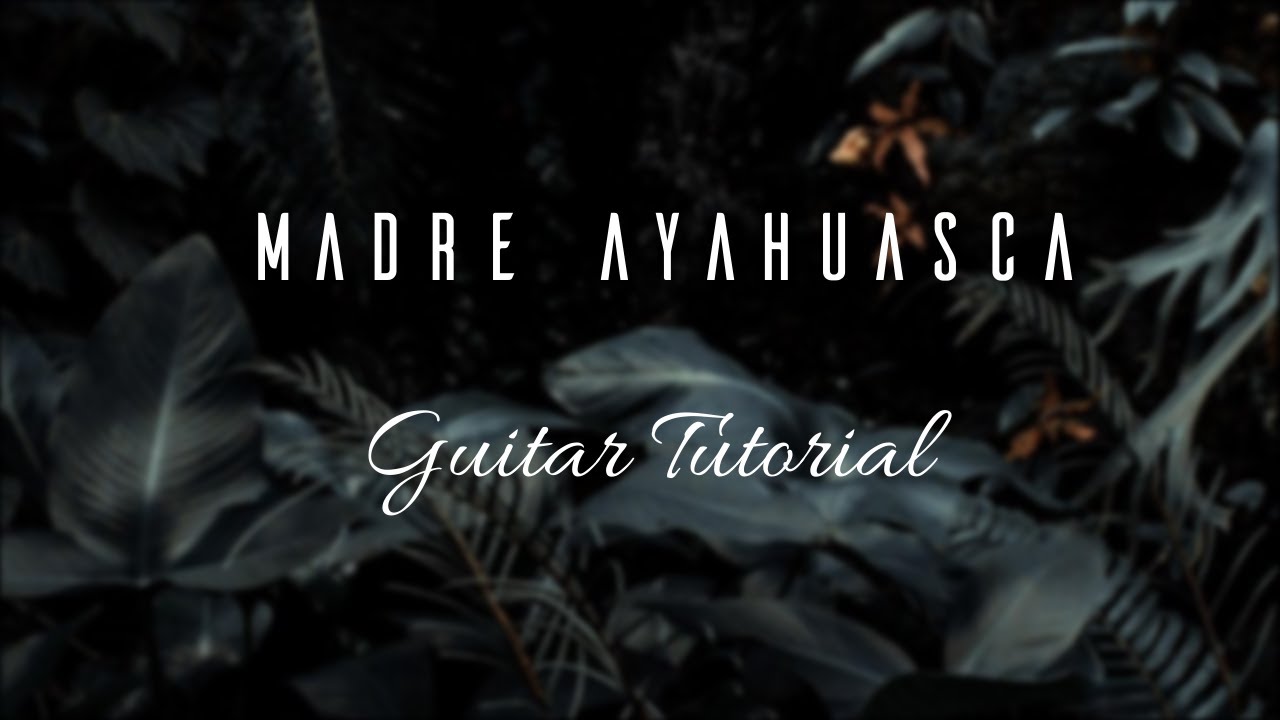 Ayahuasca Ceremony Music - Madre Ayahuasca - Guitar Tutorial