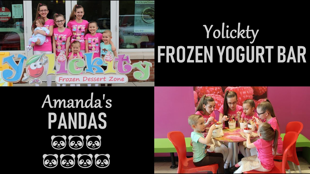 Yolickty Frozen Yogurt Bar | Amanda's Pandas