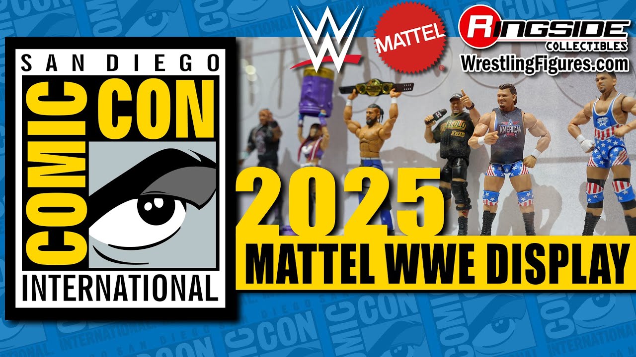 Mattel WWE Display PREVIEW NIGHT at San Diego Comic-Con 2025! #SDCC