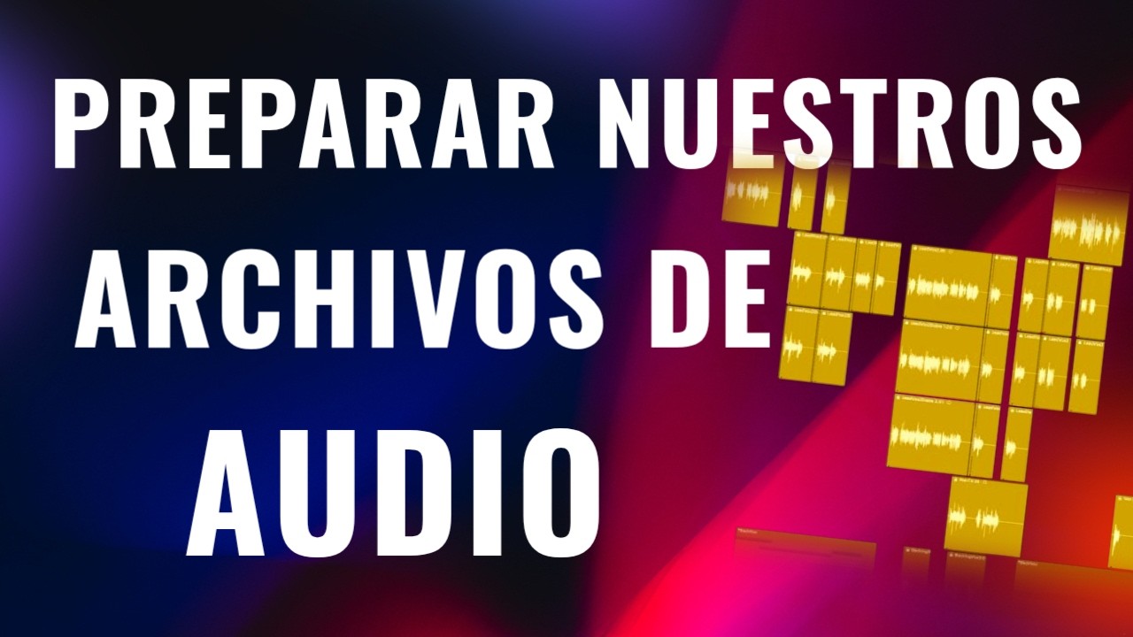 Limpiar archivos de audio en una mezcla
