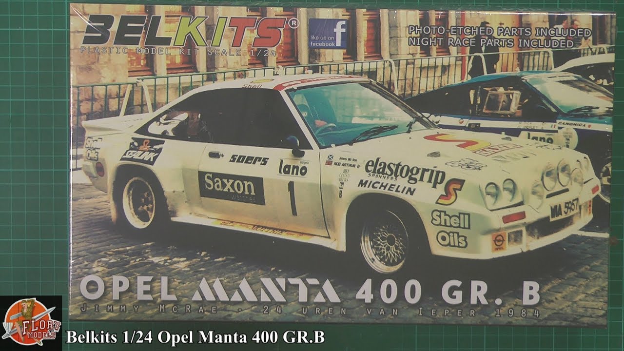 Обзор модели Belkits 1/24 Opel Manta 400 GR.B