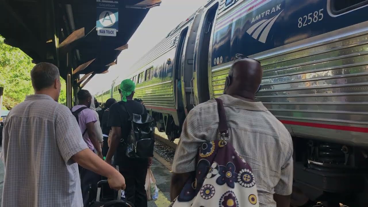 [4K] Amtrak Northeast Regional #96 Full Ride from Newport News, VA to Richmond, VA [6-27-2021]
