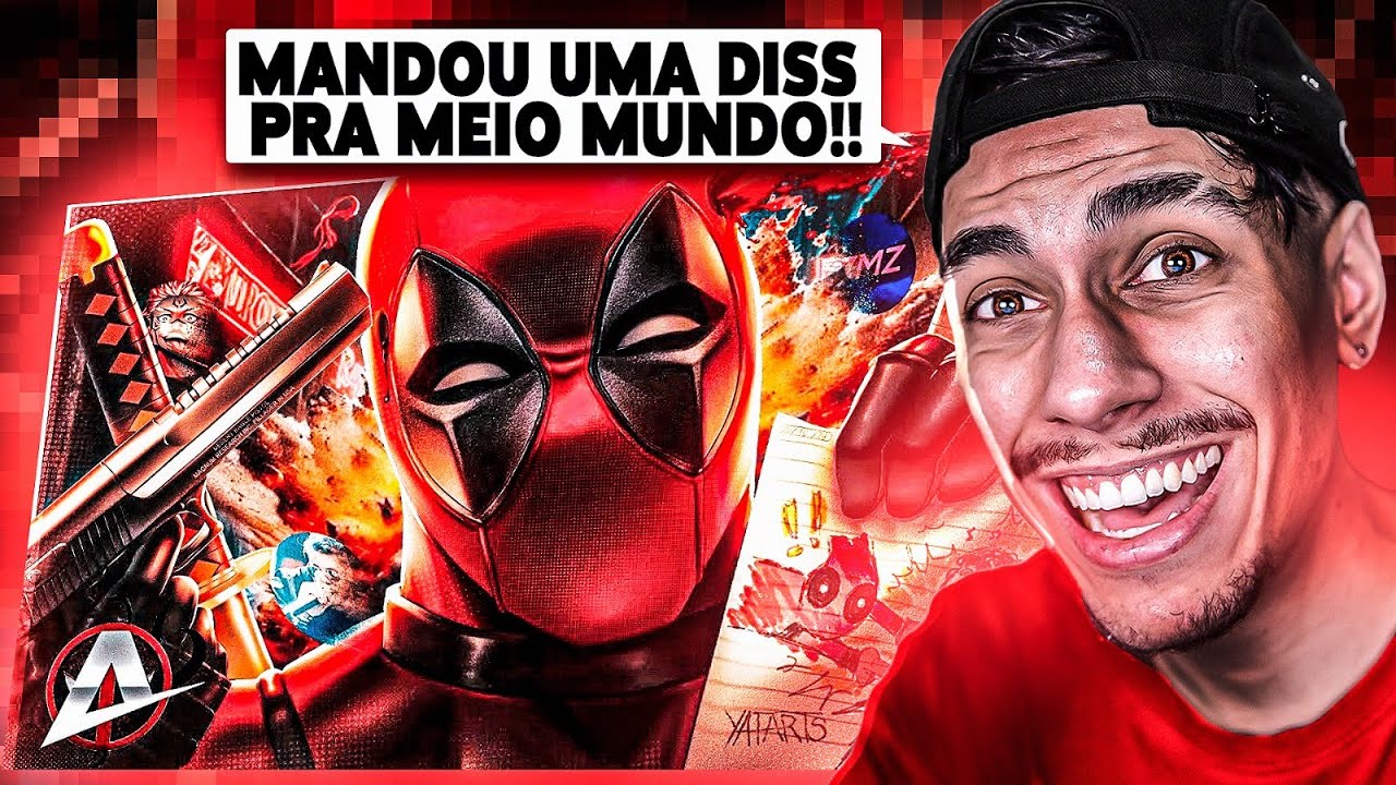 DEVERIAM TER MAIS DISS !! React ♪ Deadpool (Finge que é Jujutsu) |  AniRap ‹ Ine Games ›