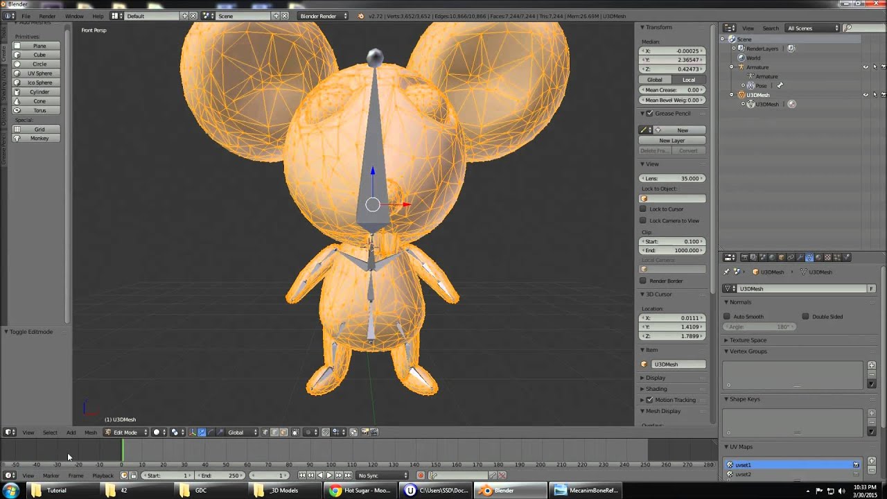 Unity Mecanim Rigging Tutorial: From Blender to Unity in 20 mins