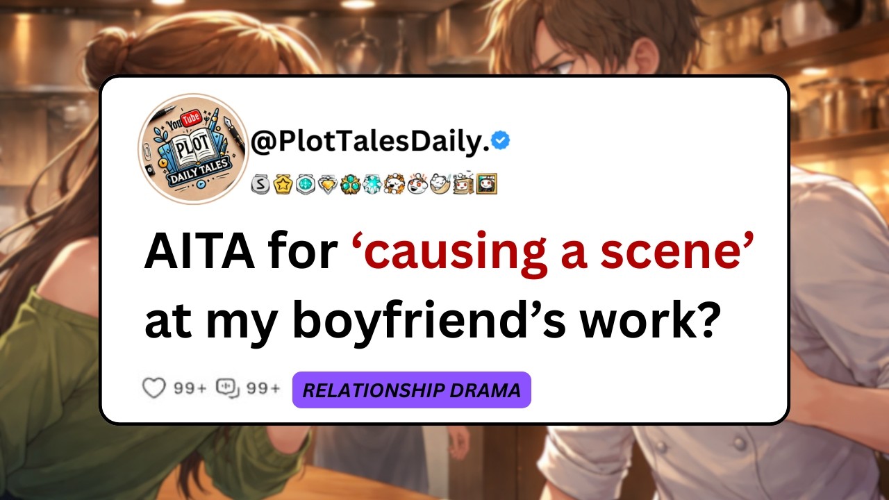 AITA for &lsquo;causing a scene&rsquo; at my boyfriend&rsquo;s work? | Reddit Stories