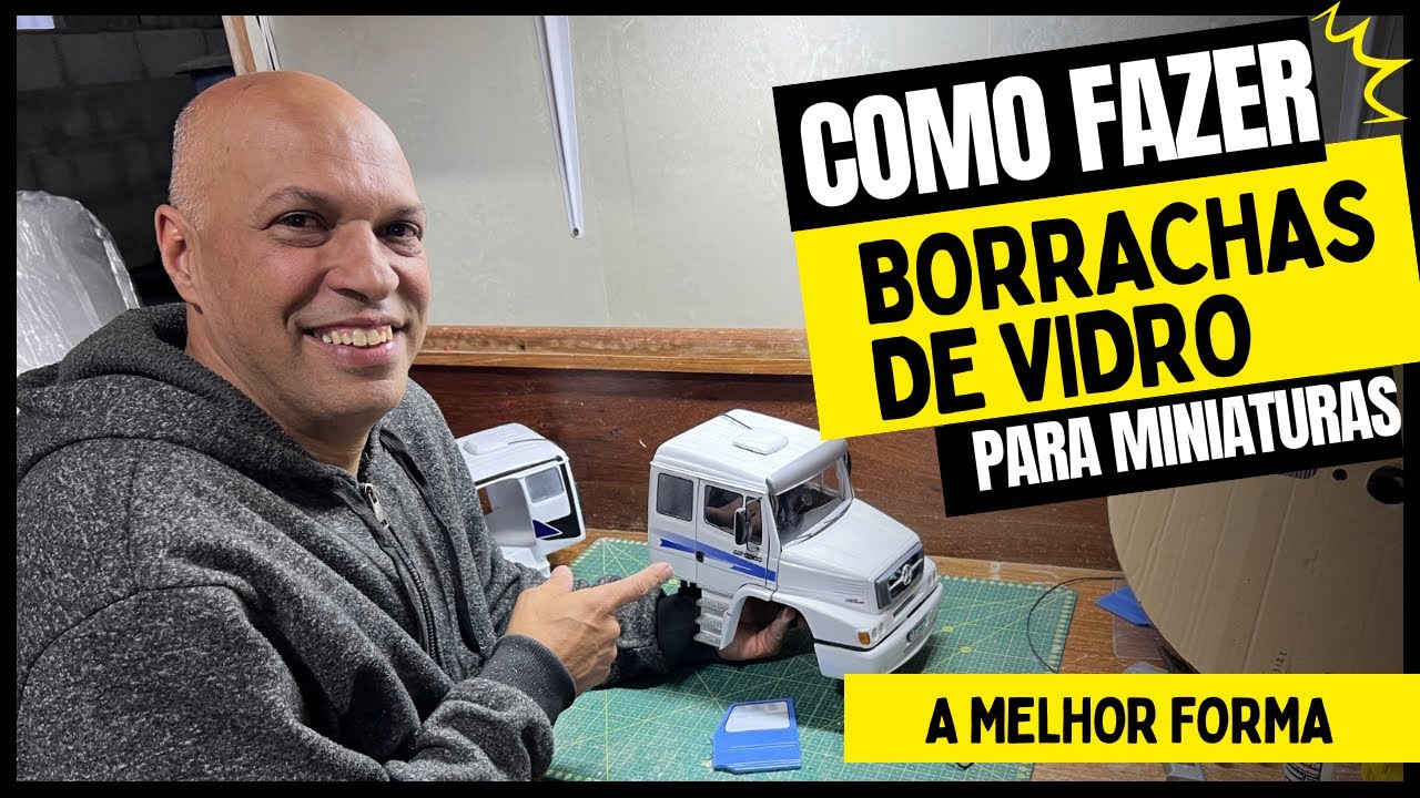 Melhor forma de fazer borrachas de vidros para miniaturas!