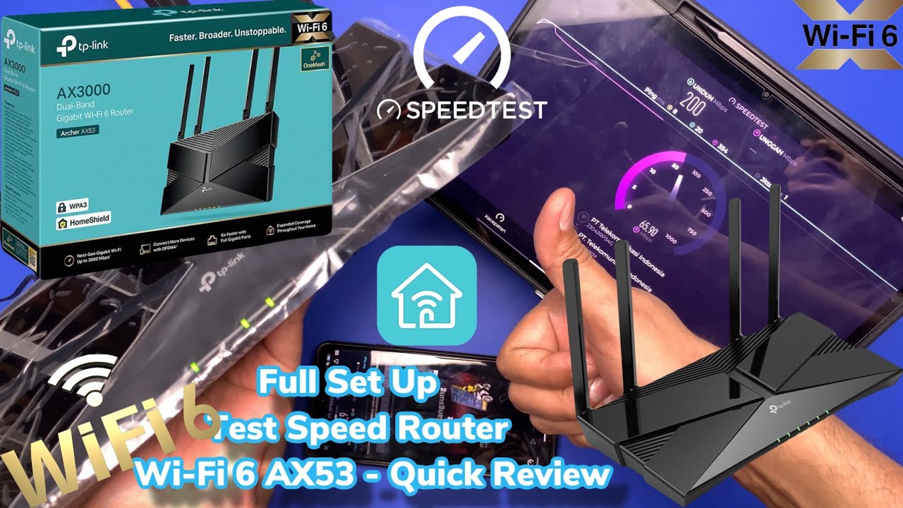TP-Link 🔥 Archer AX53 AX3000 🔥 Dual Band Gigabit Wireless WiFi 6 Router 🔥 Unboxing & Quick Review