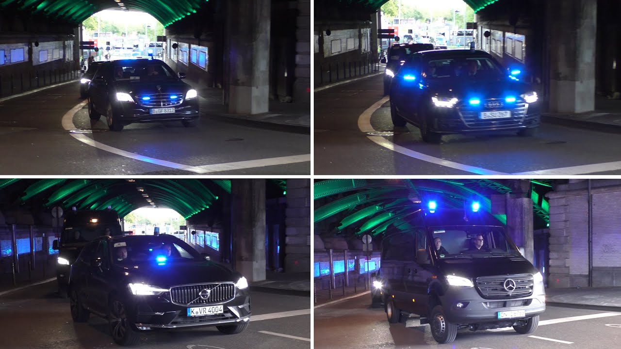 [STAATSBESUCH AUS ITALIEN🚓] VIP-Kolonne , Zahlreiche Polizeikräfte🚨》Köln》Einsatzfahrten