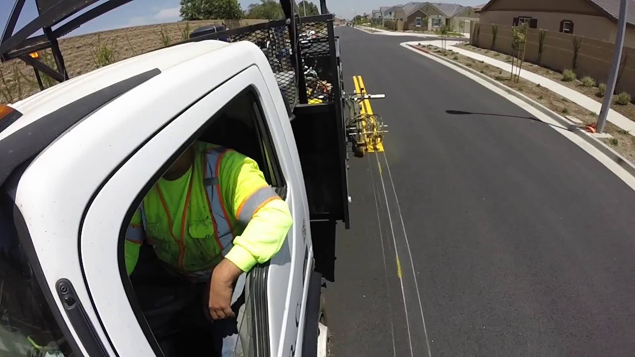 Road striping