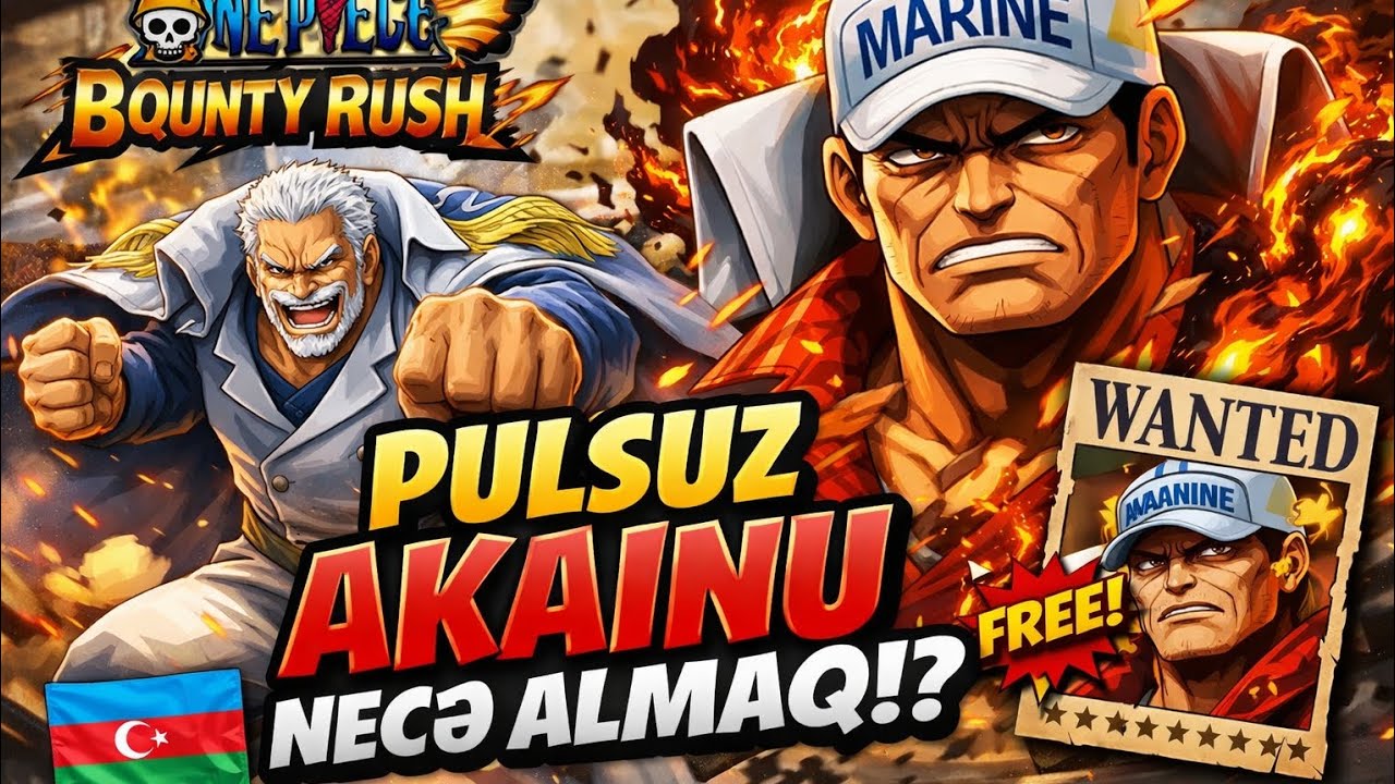 ONE PİECE BOUNTY RUSHDA PULSUZ AKAİNU ALMAQ ???🤯