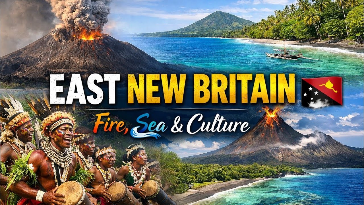 Discover East New Britain 🇵🇬 | Mt Tavurvur, Beautiful Seas & Cultural Dances 🌋 ❤️✨️