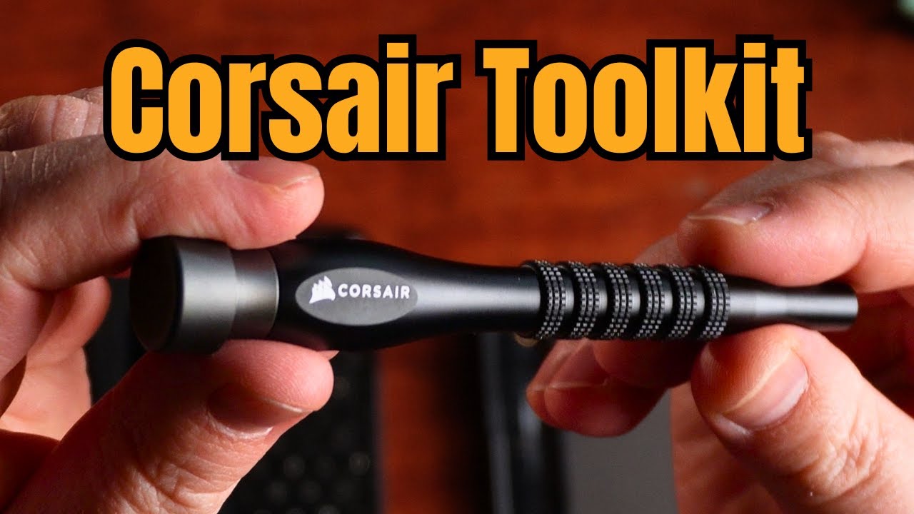Распаковка набора инструментов Corsair PC DIY Precision Toolkit