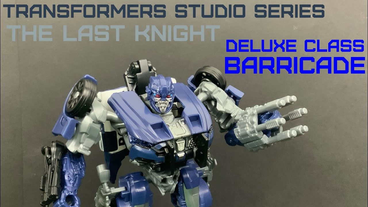 [Transformers Stop Motion] Transformers: Studio Series: The Last Knight Deluxe Class Barricade
