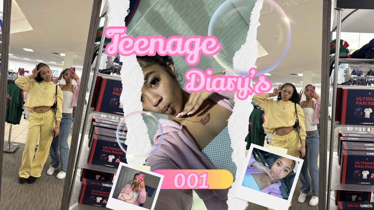Teenage diary’s⭐️ !001 ^| friends, eating ootd, shopping spend the day with me! ||Zarria Denise 