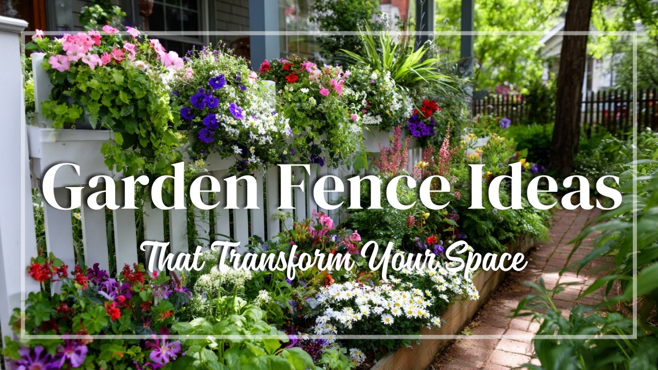Amazing Small Garden Fence Ideas That Add Privacy, Style & Character to Any Home