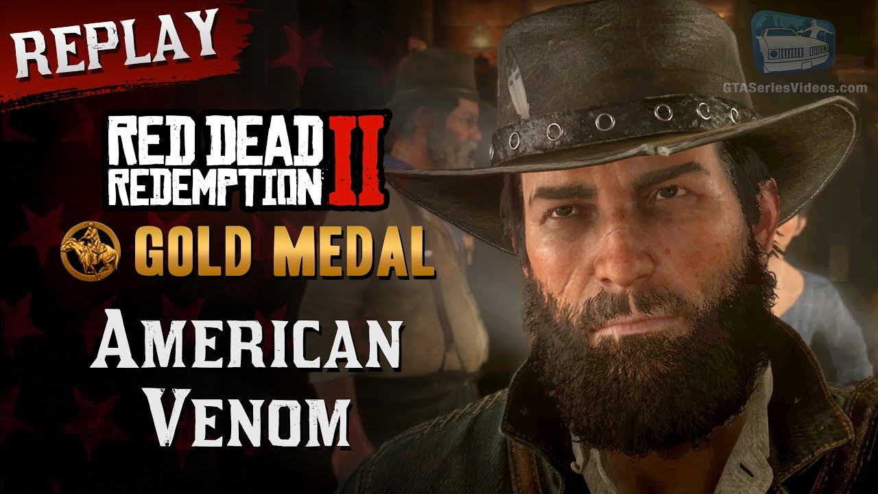 RDR2 PC - Mission #104 - American Venom [Replay & Gold Medal]
