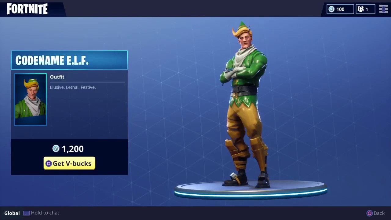 Buying *OG* Codename E.L.F (Fortnite Battle Royale)