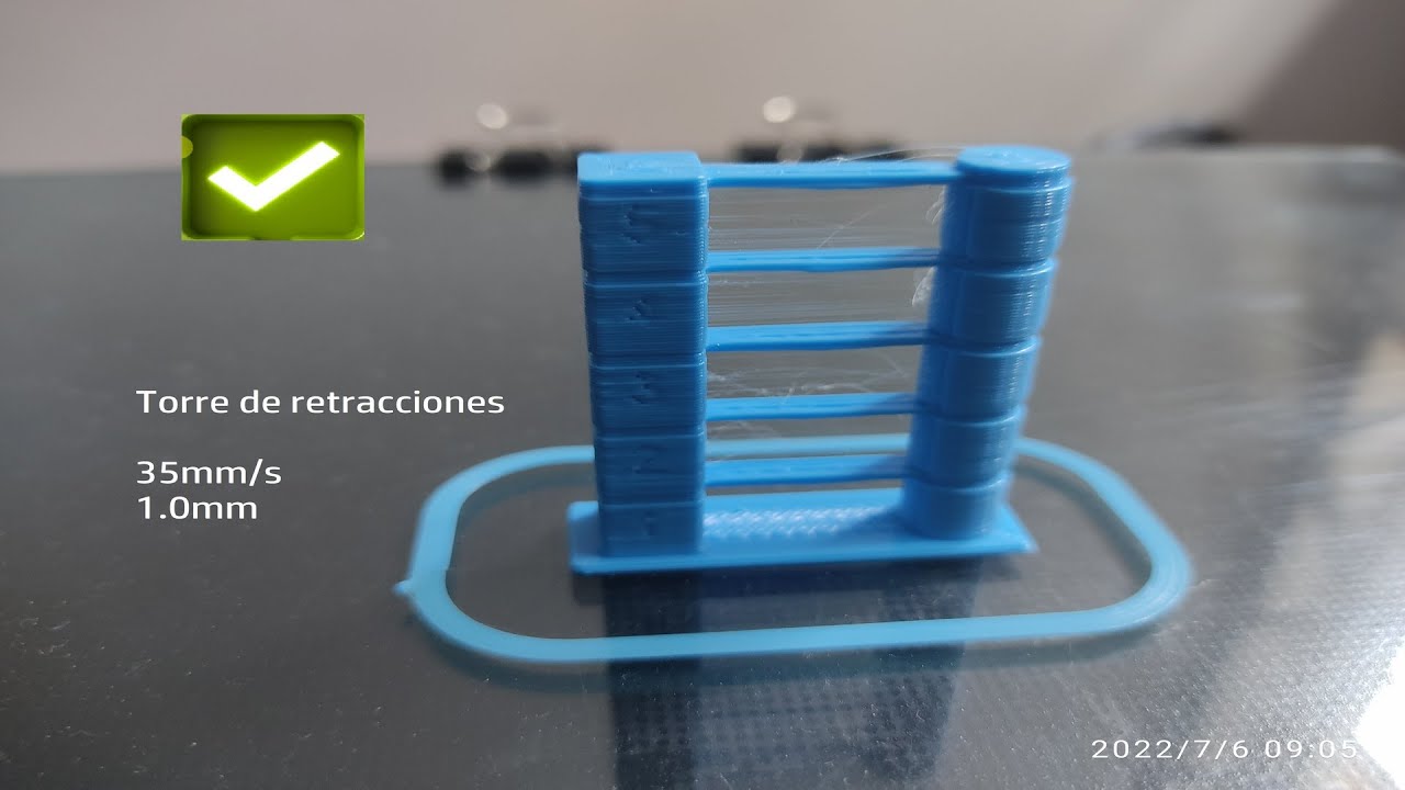 como hacer una torre de retracciones --- impresion 3D