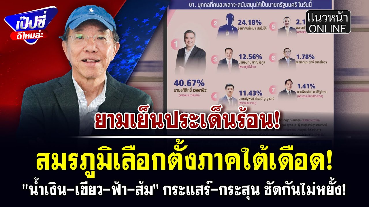 สมรภูมิเลือกตั้งภาคใต้เดือด! 