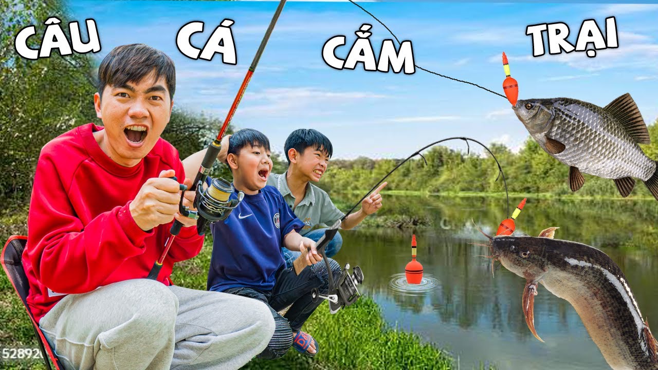 Thái Chuối Thử Thách Cắm Trại Theo Số Lượng Cá Câu Được