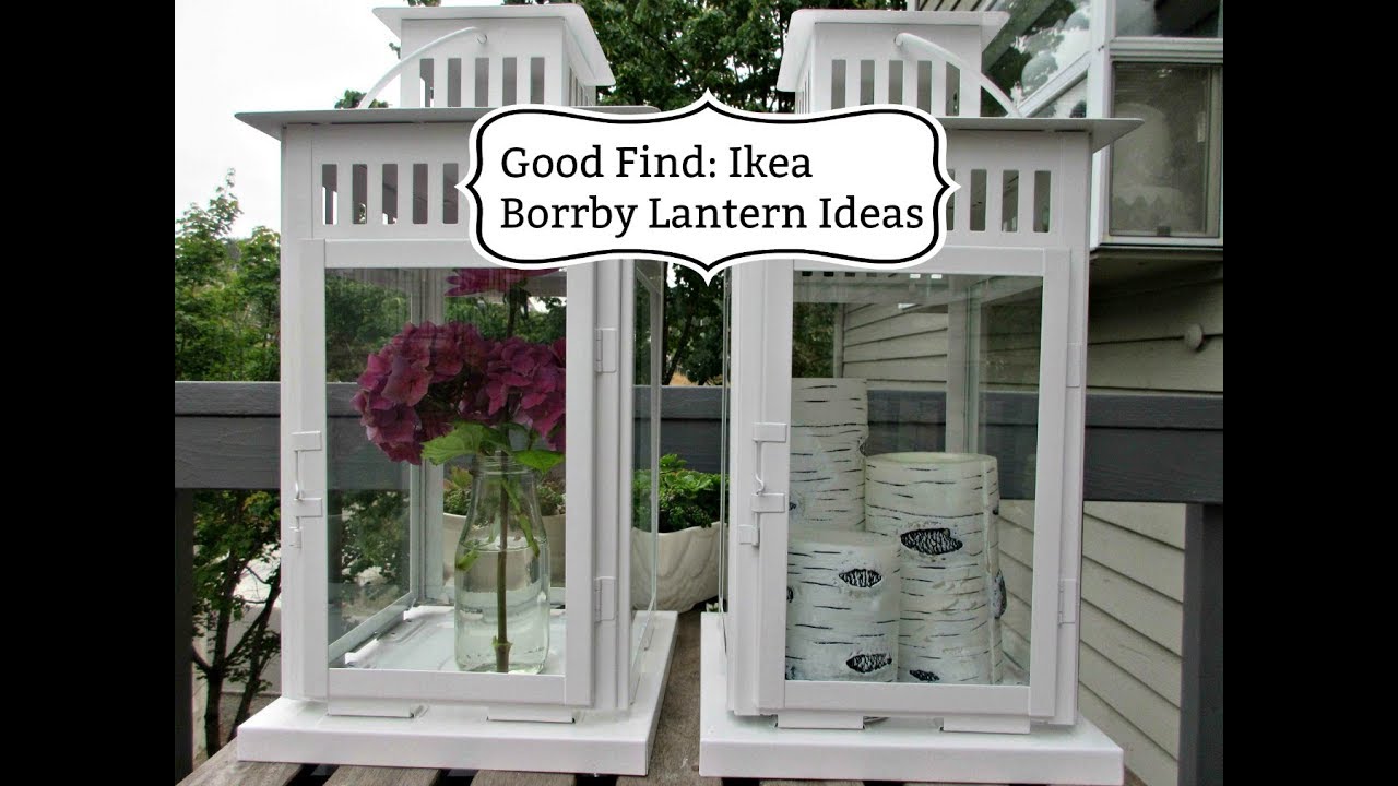 Good Find: Ikea Borrby Lantern Ideas  | aSimplySimpleLife